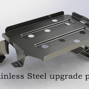 Saab 900 Battery Tray Replacement, Stainless Steel 304 Upgrade, Classic Saab 900 Part 6914139, Rust Proof Engine Bay Upgrade