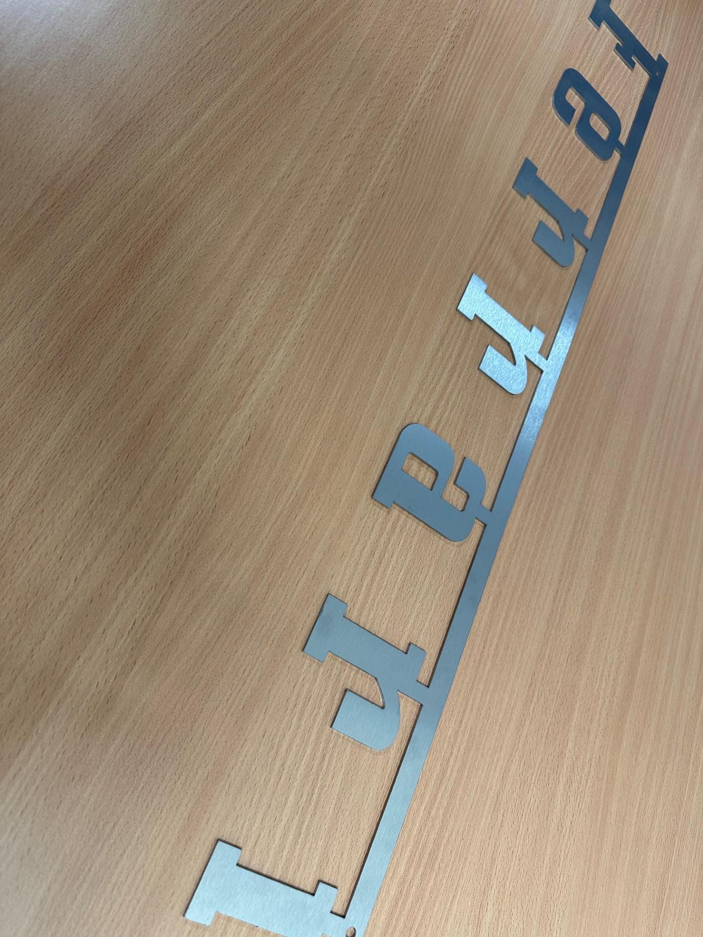 Stainless Steel Ferrari Wall Sign - Etsy