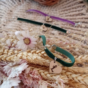 Set de pulseras personalizadas para amigas, damas de honor, familia, invitadas, en cajita imagen 8