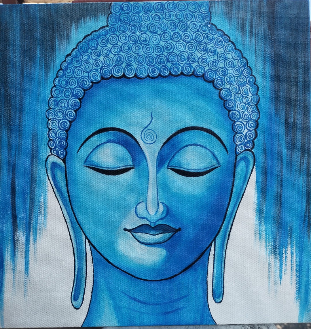 Beautiful Buddha Painting for Wall Decor Etsy