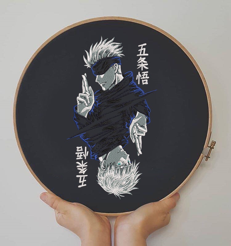 Kimimaro Eyes Embroidery – Anime Naruto Machine Embroidery Design