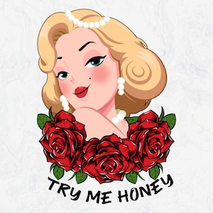 Marilyn Monroe Pop Art PNG: Girl Power Sublimation (Digital Download)
