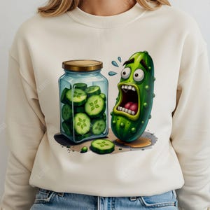 Funny Pickle Lover PNG Set: Canning & Gardening Designs (digital ...