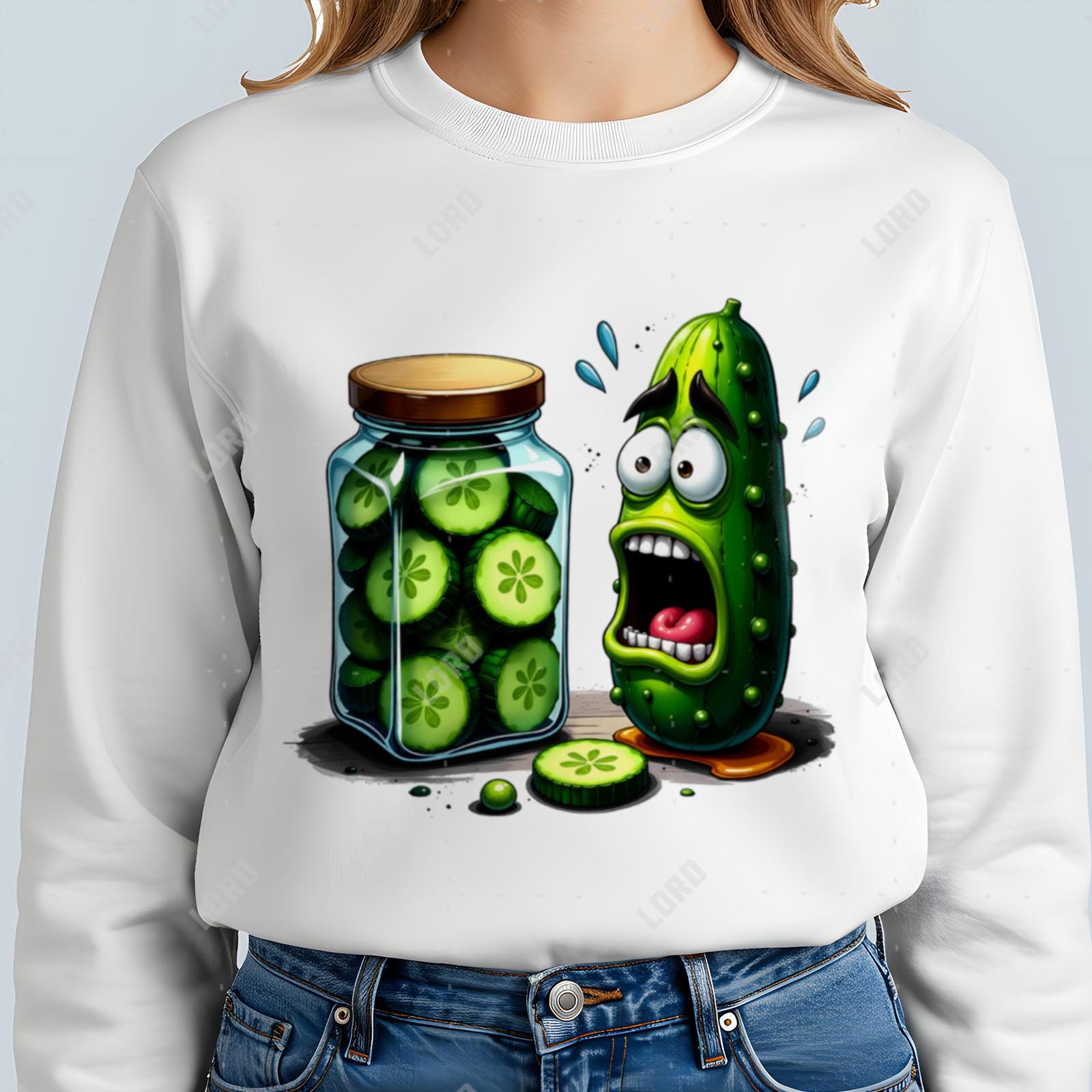 Funny Pickle Lover PNG Set: Canning & Gardening Designs (digital ...