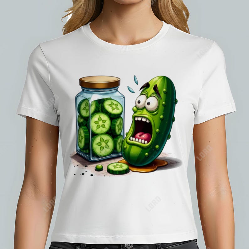 Funny Pickle Lover PNG Set: Canning & Gardening Designs (digital ...