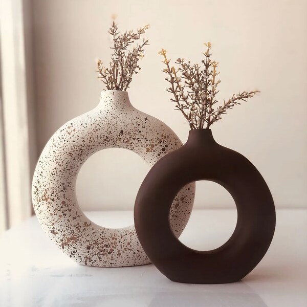 Round Vase Etsy