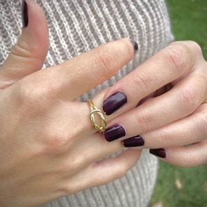 Silver Knot Ring: Adjustable Promise Ring, Couple Jewelry