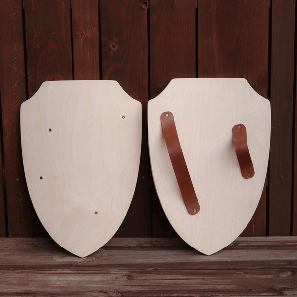 DIY Wooden Shield Unpainted, Knight Toy Shield, Child Birthday Gift, Kids Craft Project, Shield For Painting, Wooden Toys For Kids