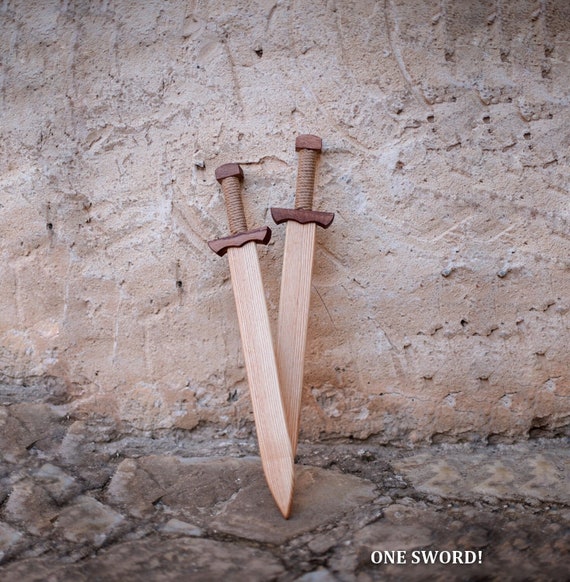 Personalized Wooden Sword, Knight Sword For Boys, Child Birthday Gift, Pretend Play Toy, Outdoor Games For Kids, Wooden Toy For Kids