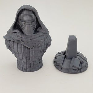 Kylo ren STL bust I STL l 3D Digital Printing STL File for 3D Printers, Movie Characters, Games, Figures