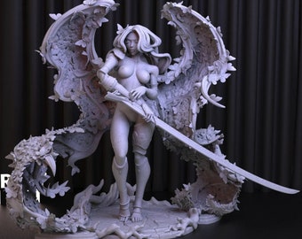 Malenia I STL l 3D Digital Printing STL File for 3D Printers, Movie Characters, Games,