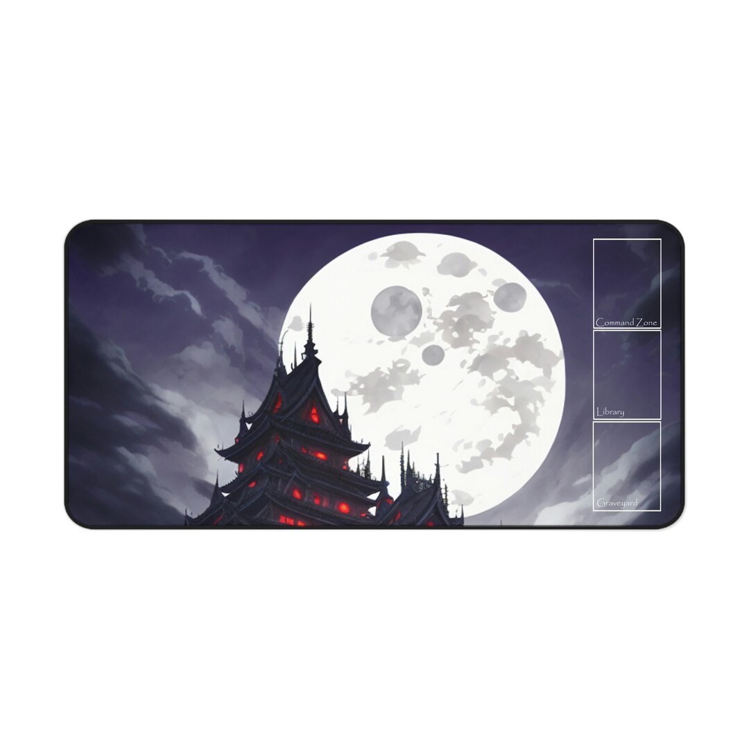 Magic Play Mat Magic Board Mat MTG Game Mat Castle Moon Etsy