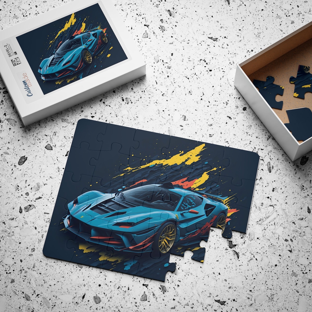 Cool Car Boys Puzzle Colorful Car Puzzle Gift for Boy Cool Car Puzzle