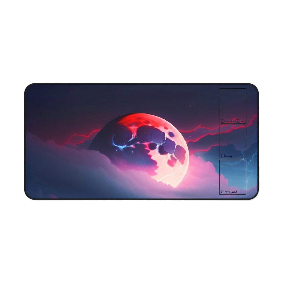 Magic Play Mat Magic Board Mat MTG Game Mat Moon Sky Commander Grid Mat