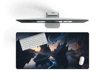 Cosmic Game Desk Mat: Magic MTG Card Playmat, Commander Grid