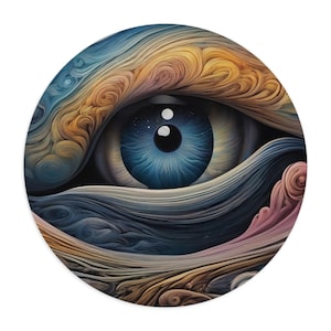 Big Eye Mouse Pad Cool Eye Mouse Pad Eye Design Mouse Pad Back to School Gift for Teacher