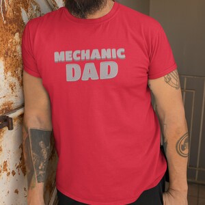 Mechanic Dad T-Shirt Mechanic T-Shirt Gift for Dad Car Dad Tee Mechanic