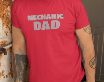 Camiseta de papá mecánico: Camiseta para amantes de los coches