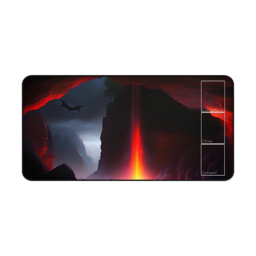 Magic Play Mat Magic Board Mat MTG Game Mat Dark Cave With Etsy