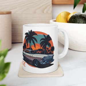 Classic Car Coffee Mug Coffee Mug for Dad Cool Car Mug Coffee Tea Mug