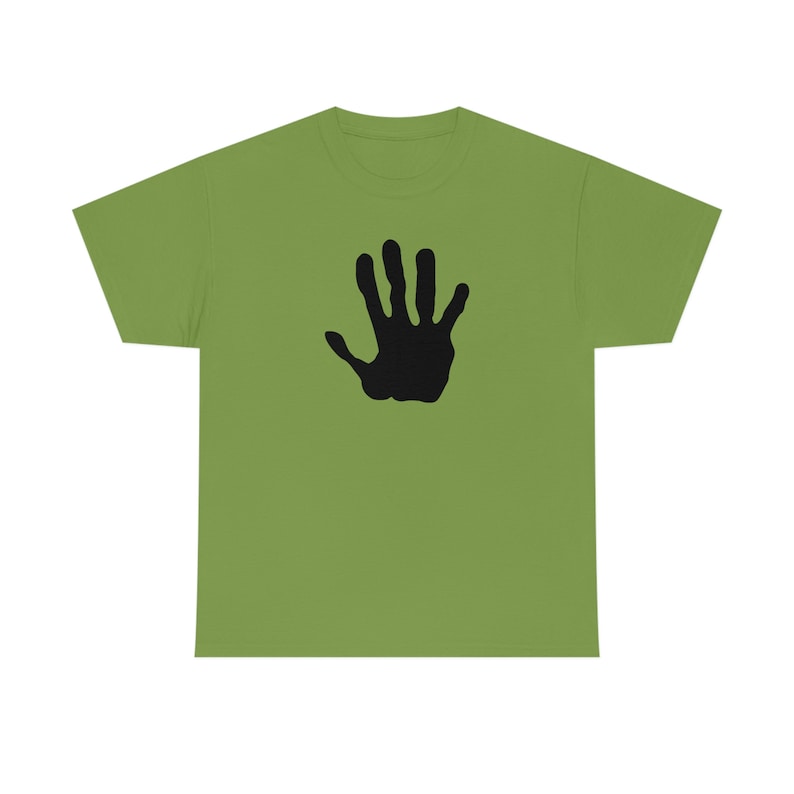 Camiseta con la huella de la mano de Trent - Isla del Drama Total imagen 1