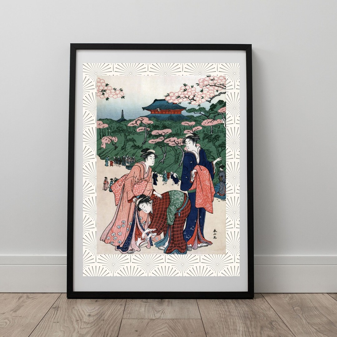 Japandi Art Print Digital Download, Vintage Oriental Japanese Poster ...