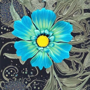 The Alluring Blue Sunburst