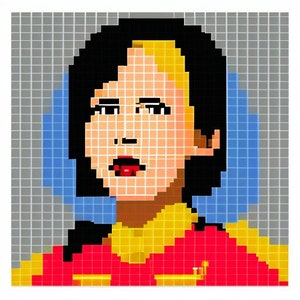 Mosaic portrait