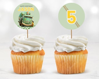 Trash Truck Geburtstagseinladung | Trash Truck Digital Invite | Kinder Digitale Einladung | Müllauto Netflix Geburtstag | Müllwagen Geburtstag