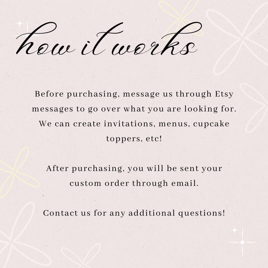 Custom Invitation for Birthday Invite, Create Your Own Invite Custom ...