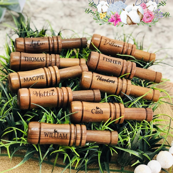 Engraved Duck Call - Hunting gift - Anniversary gift - Kid duck call - Wooden duck call - Laser Engraved - Father's Day gift - bird call