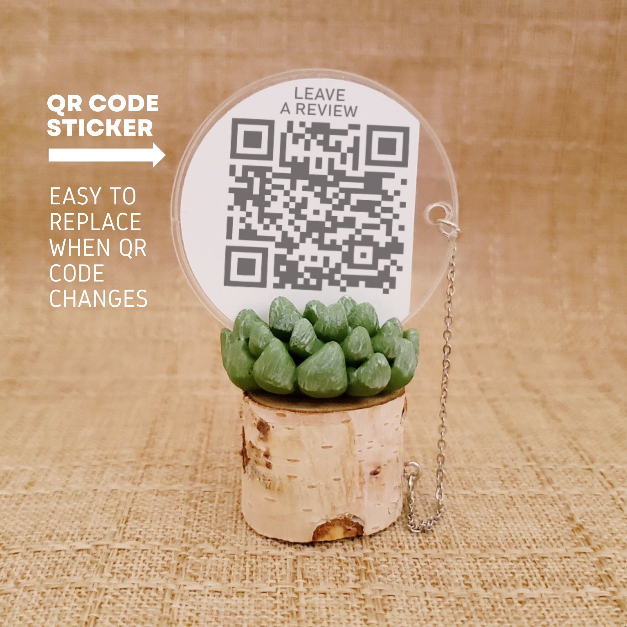Changeable QR Code Display QR Code Sign QR Code Stand Menu Etsy Canada