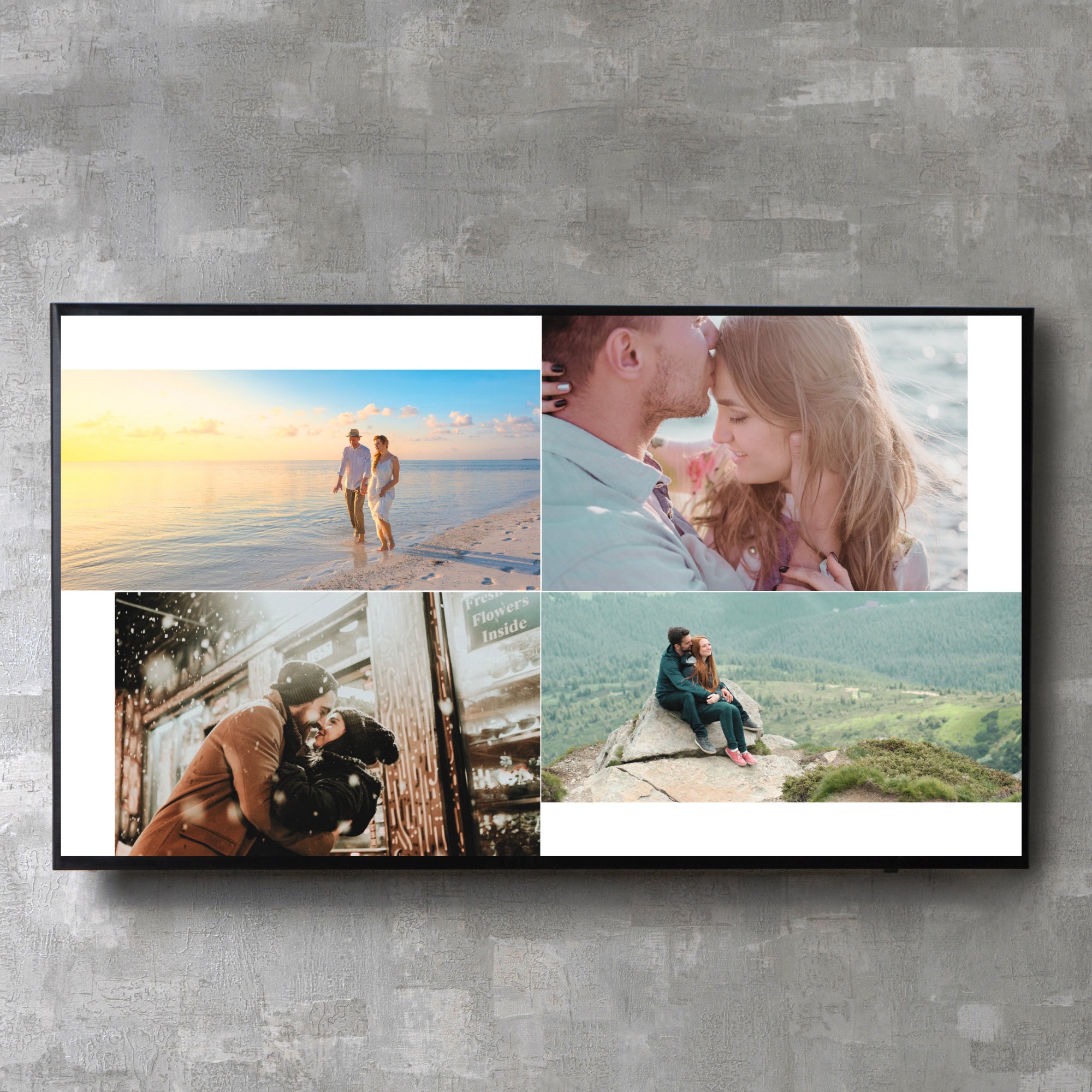 Anniversary Slideshow Presentation Template With Music Photo Collage ...