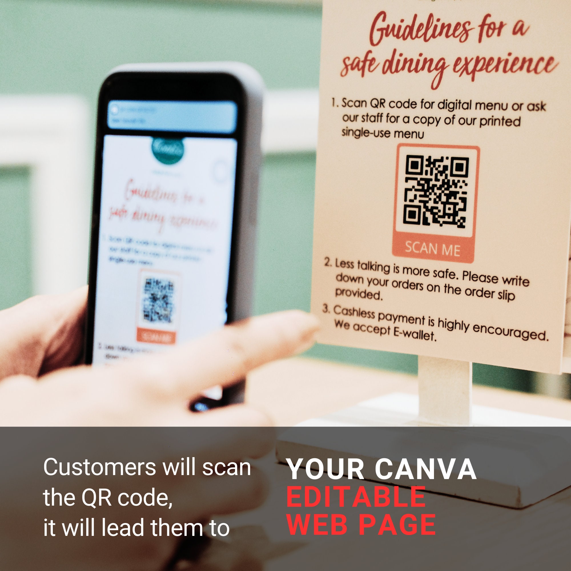 Digital Price List Template Canva Editable Price List Digital Etsy