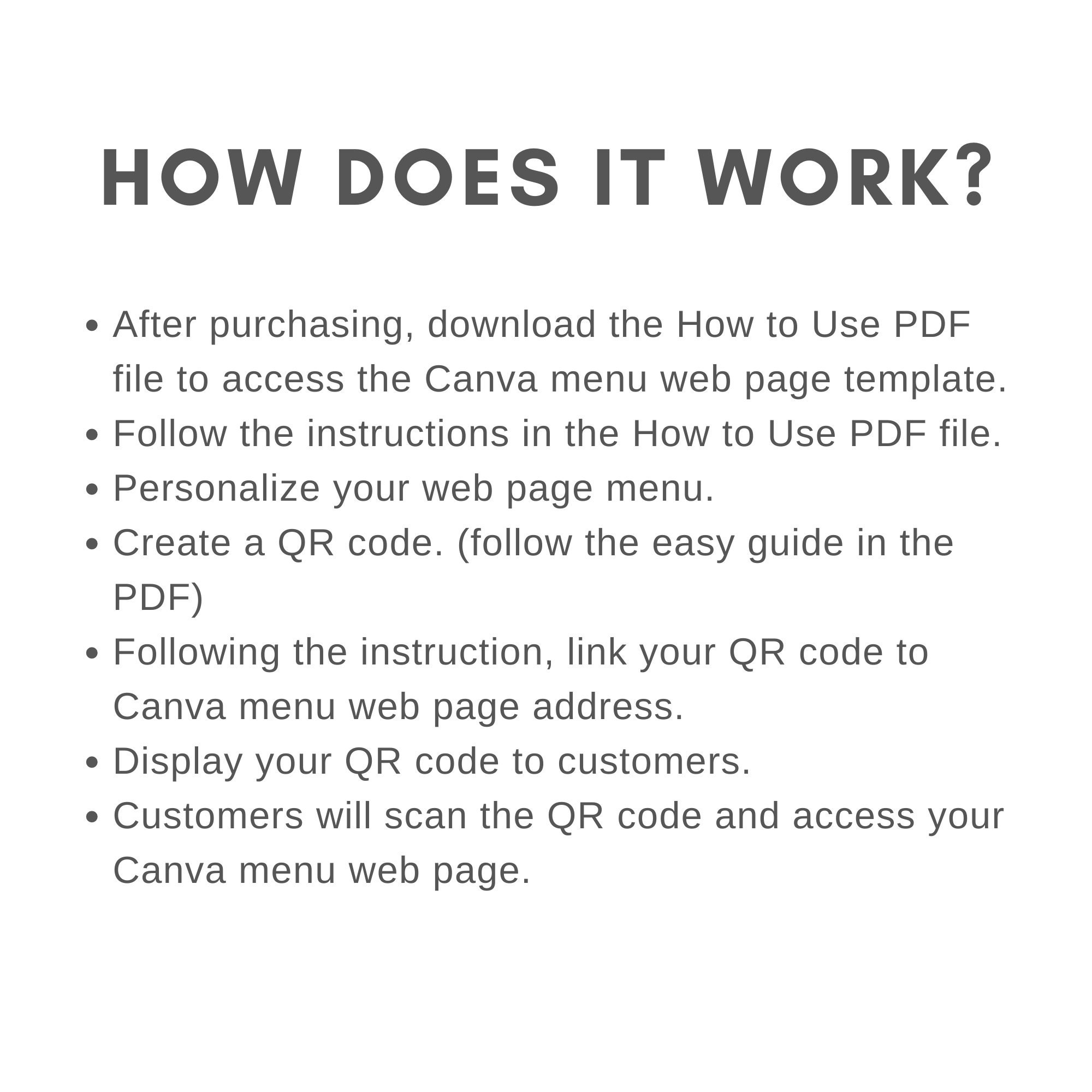 Mobile QR Code Menu Website for Restaurant Pizza Burger Cafe Breakfast ...
