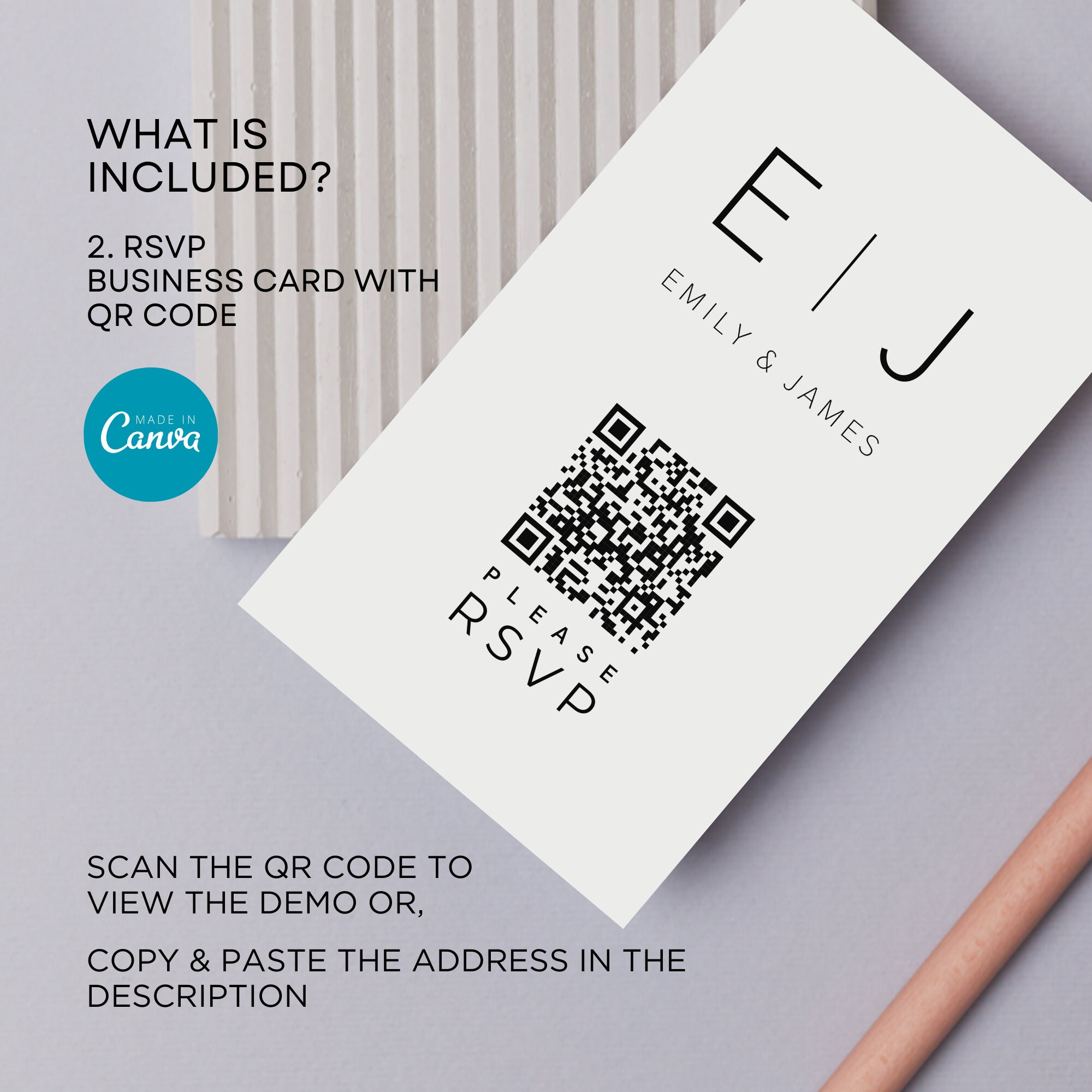 RSVP Auto Guest List Tracker All in One Digital Wedding Invitation ...