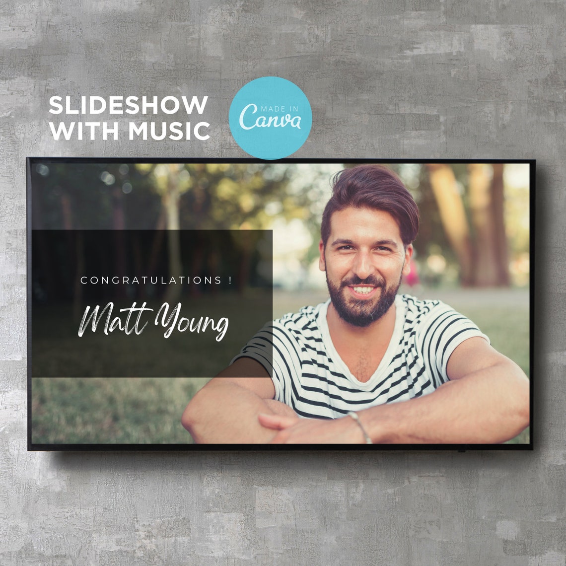 Birthday Slideshow Presentation Template With Music Photo Collage Slide ...