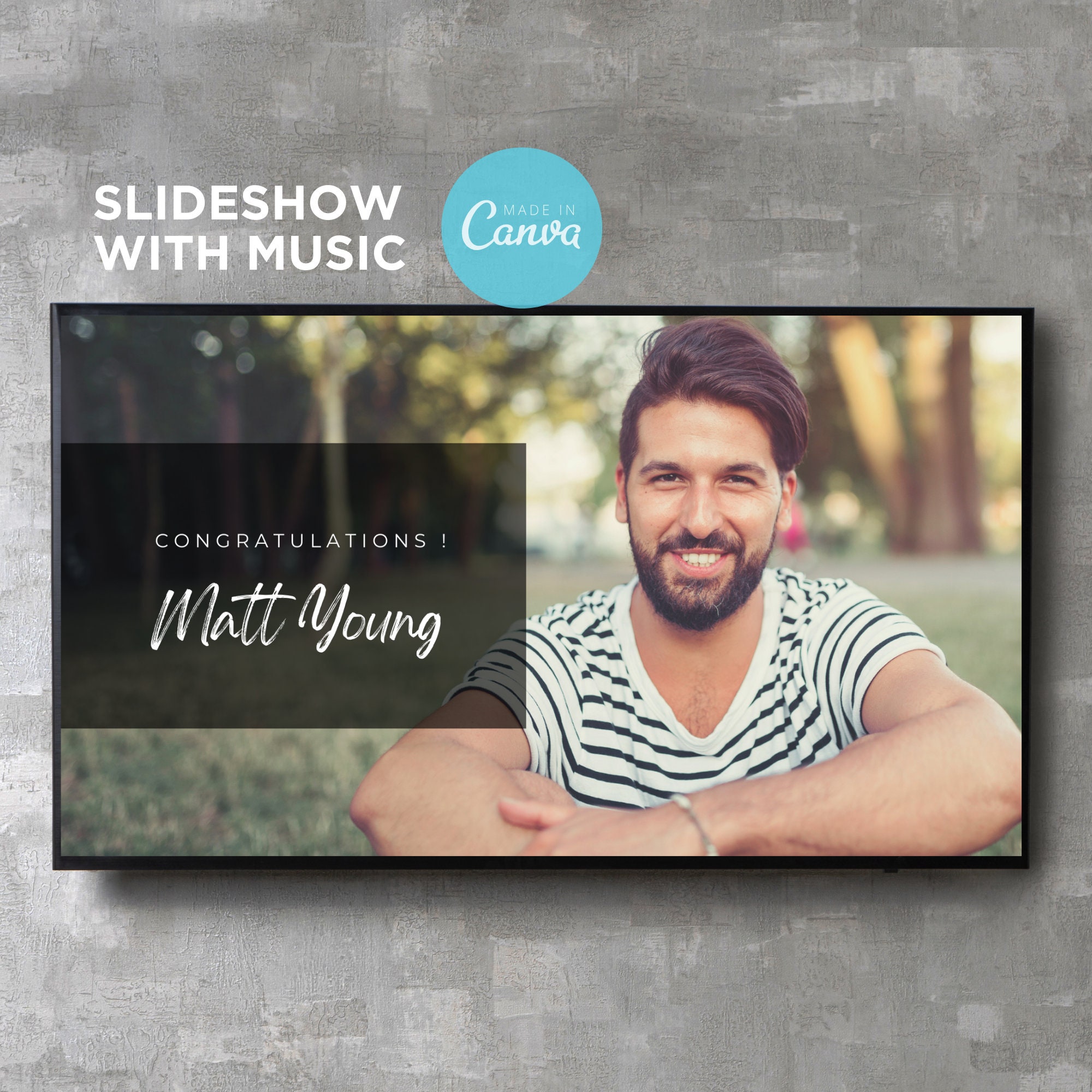 Birthday Slideshow Presentation Template With Music Photo Collage Slide ...