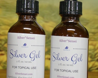 NEW! Colloidal Silver GEL 2oz (2-PK)