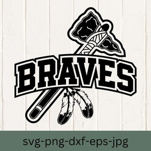 Bravos SVG, Bravos PNG, Camiseta Bravos SVG, Archivos SVG para Cricut, Descarga digital instantánea, Diseños individuales SVG, PNG, EPS, DXF, JPEG
