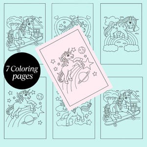 Unicorn Coloring Pages, Printable Coloring Pages, Kids Coloring Pages, Girls Coloring Pages,Unicorn Sheets ,Unicorn Coloring Pages For Kids