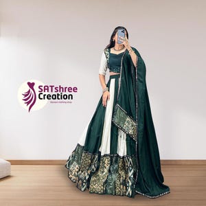Garba Skirt for Navratri | Indian Ghaghra Choli Lehenga Dress with Patchwork – Dandiya & Dholida Festival Costume Garaba Choli Navratri