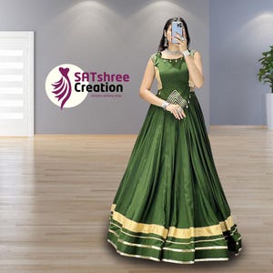 Green Navratri Lehenga Choli | Garba Chaniya Choli | Dandiya Outfit | Gujarati Ghaghra Choli | Indian Festive Navratri Dress customisable