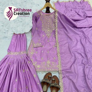 Latest Pakistani Indian Wedding Dresses, Eid Party Dress Embroidery Clothes Stitched Gharara Mehndi Nikkah Suit Guest Outfit Made to Order
