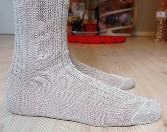 Set 100% Organic hemp socks (3 pairs);  pure organic certified hemp socks; men hemp socks; woman casual hemp socks; real hemp; Made in Italy