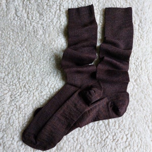 Knee-High Wool Socks (Set of 2): Italian Lambswool & Organic Cotton image 4