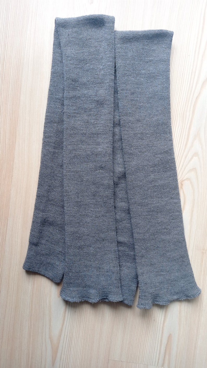 Thin Over Knee High Socks, Bohemia socks warmers, Very long leg warmers, Long Winter Socks For Women, Gray leg warmers, Made in Italy Gray