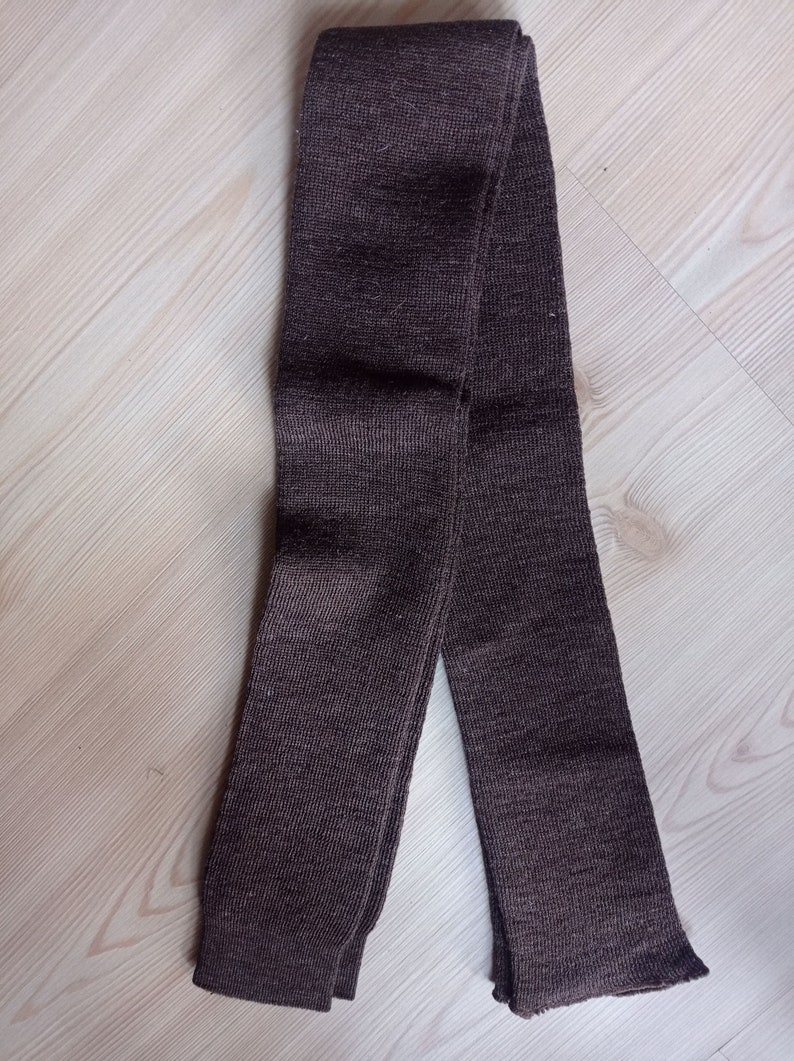 Chaussettes fines jusqu'aux genoux, Chaussettes bohèmes, Jambières très longues, Chaussettes longues d'hiver pour femmes, Jambières grises, Fabriqué en Italie Marron