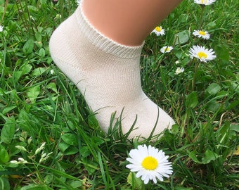 Socquettes pour enfants en coton biologique (3 paires), chaussettes basses pour enfants, coton biologique certifié, chaussettes en coton pour enfants, chaussettes pour tout-petits, MADE IN ITALY