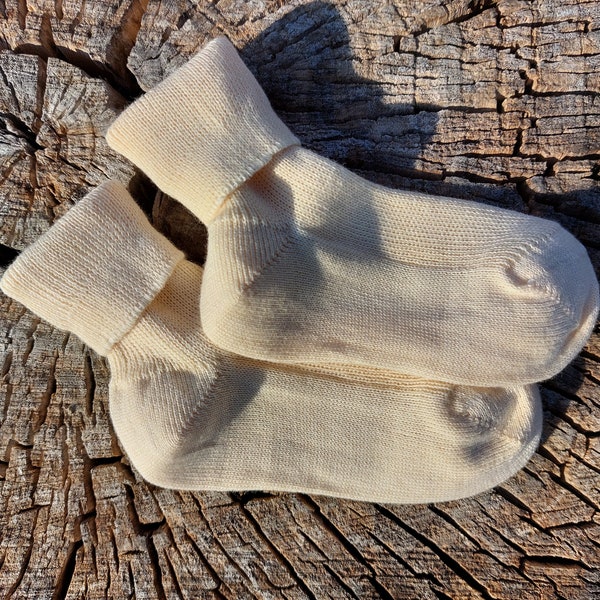 3X SET Organic cotton kid socks, knee-high baby socks; certified organic cotton, baby organic cotton socks, toddler socks; Made in Italy